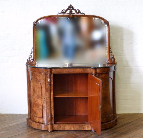 VICTORIAN WALNUT CHIFFONIER - ADDITIONAL PHOTO 4