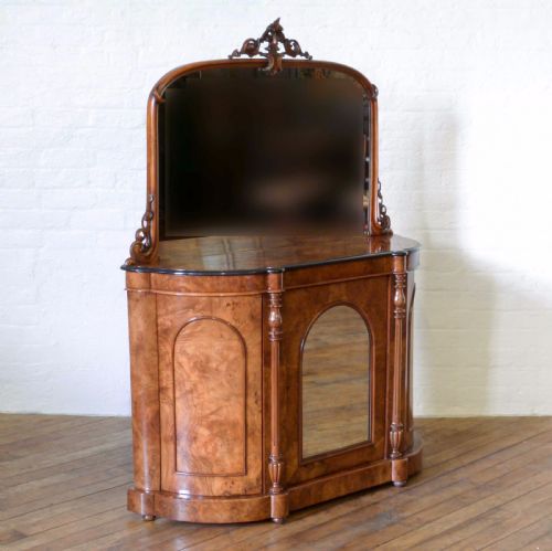 VICTORIAN WALNUT CHIFFONIER - ADDITIONAL PHOTO 9