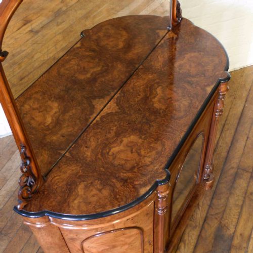 VICTORIAN WALNUT CHIFFONIER - ADDITIONAL PHOTO 11