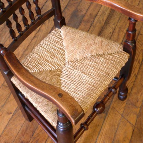 SET OF EIGHT LANCASHIRE SPINDLEBACK CHAIRS - ADDITIONAL PHOTO 5