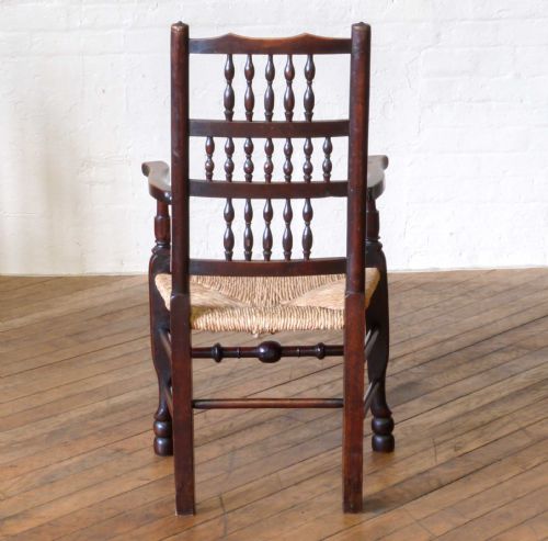SET OF EIGHT LANCASHIRE SPINDLEBACK CHAIRS - ADDITIONAL PHOTO 7