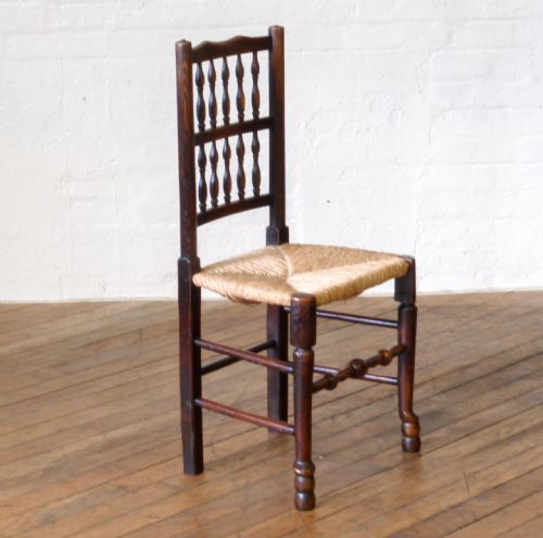 SET OF EIGHT LANCASHIRE SPINDLEBACK CHAIRS - ADDITIONAL PHOTO 9
