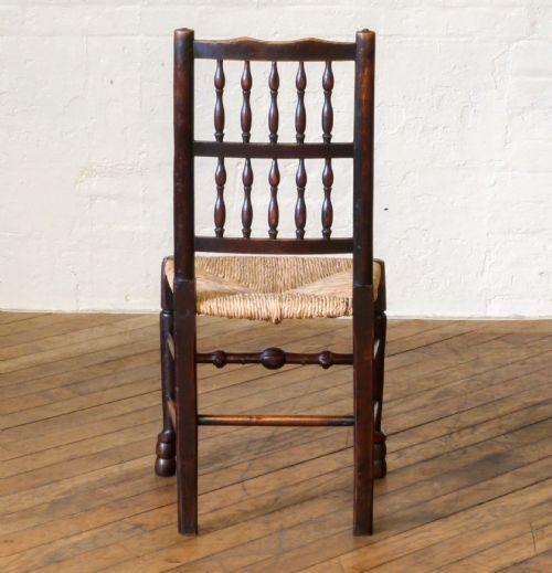 SET OF EIGHT LANCASHIRE SPINDLEBACK CHAIRS - ADDITIONAL PHOTO 12