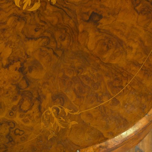 VICTORIAN WALNUT SEWING TABLE - ADDITIONAL PHOTO 11