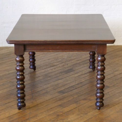 VICTORIAN OAK EXTENDING TABLE - ADDITIONAL PHOTO 3
