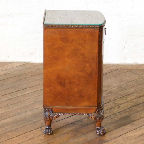 PAIR OF QUEEN ANNE STYLE BEDSIDE CABINETS - ADDITIONAL PHOTO 6