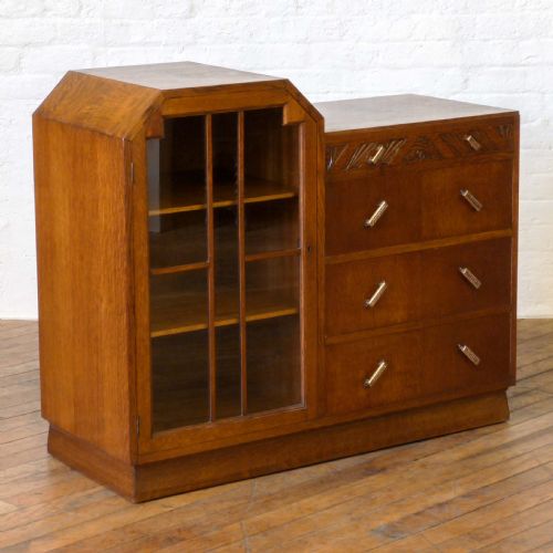 art deco cabinetdrawers - CATEGORY: ANTIQUE CABINETS - DATED 1930
