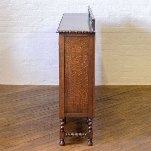 LARGE OAK BOOKCASE - ADDITIONAL PHOTO 14