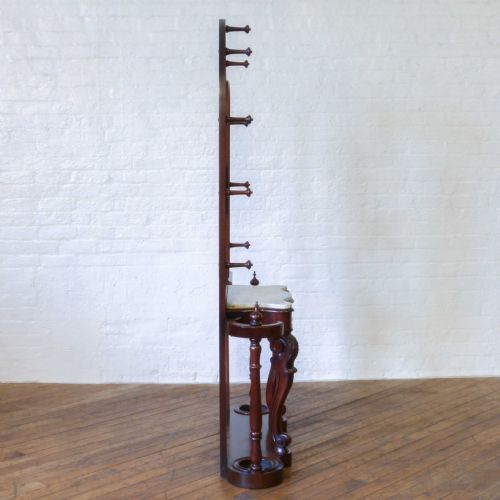 VICTORIAN MAHOGANY HALLSTAND - ADDITIONAL PHOTO 7
