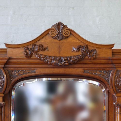 VICTORIAN POLLARD OAK SIDEBOARD - ADDITIONAL PHOTO 9
