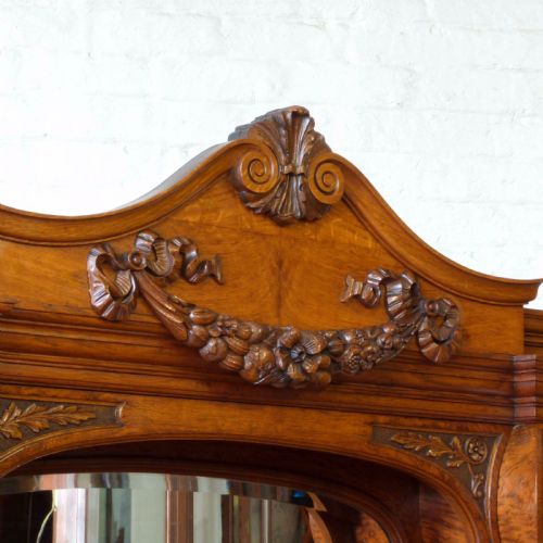 VICTORIAN POLLARD OAK SIDEBOARD - ADDITIONAL PHOTO 16
