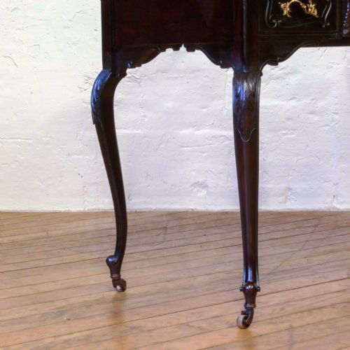 EDWARDIAN MAHOGANY LADIES WRITING DESK - ADDITIONAL PHOTO 11