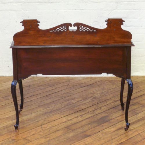 EDWARDIAN MAHOGANY LADIES WRITING DESK - ADDITIONAL PHOTO 13