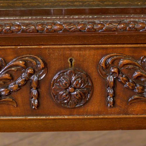 VICTORIAN MAHOGANY CARLTON HOUSE DESK - ADDITIONAL PHOTO 15