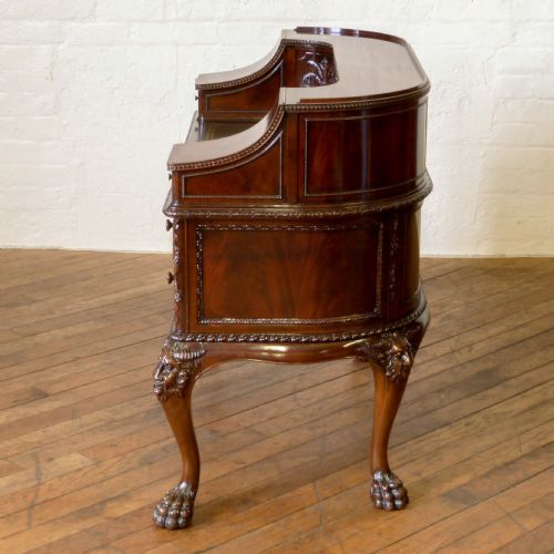 VICTORIAN MAHOGANY CARLTON HOUSE DESK - ADDITIONAL PHOTO 18