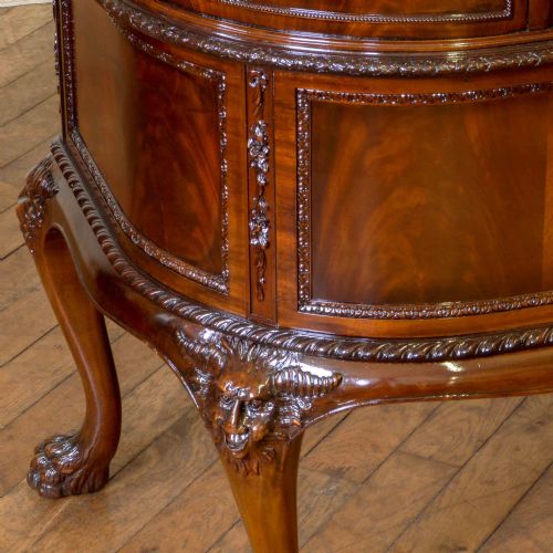 VICTORIAN MAHOGANY CARLTON HOUSE DESK - ADDITIONAL PHOTO 20