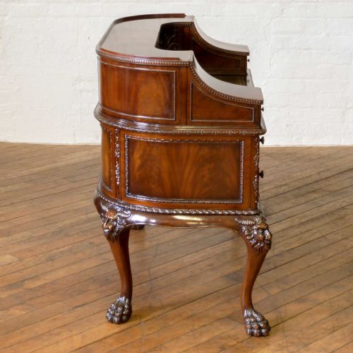 VICTORIAN MAHOGANY CARLTON HOUSE DESK - ADDITIONAL PHOTO 21