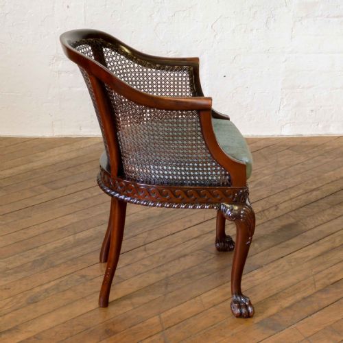 VICTORIAN MAHOGANY CARLTON HOUSE DESK - ADDITIONAL PHOTO 25