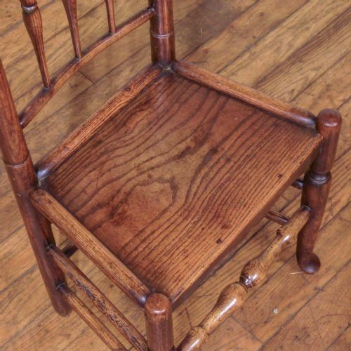 SET OF EIGHT 18TH CENTURY ASH AND ELM COUNTRY CHAIRS - ADDITIONAL PHOTO 4
