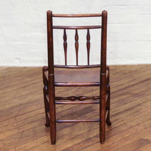 SET OF EIGHT 18TH CENTURY ASH AND ELM COUNTRY CHAIRS - ADDITIONAL PHOTO 7