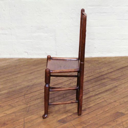 SET OF EIGHT 18TH CENTURY ASH AND ELM COUNTRY CHAIRS - ADDITIONAL PHOTO 8