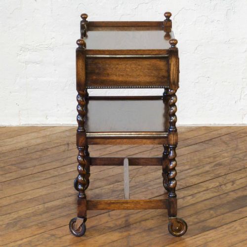 OAK TEA TROLLEY - ADDITIONAL PHOTO 5