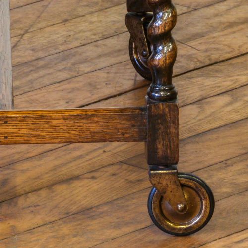 OAK TEA TROLLEY - ADDITIONAL PHOTO 6