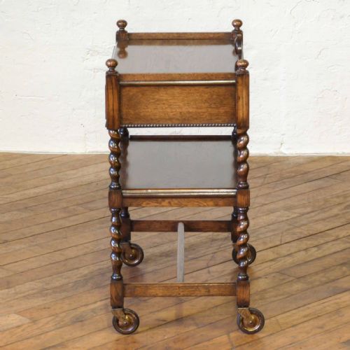 OAK TEA TROLLEY - ADDITIONAL PHOTO 8