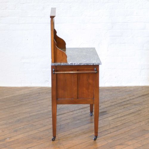 EDWARDIAN WALNUT WASHSTAND - ADDITIONAL PHOTO 7