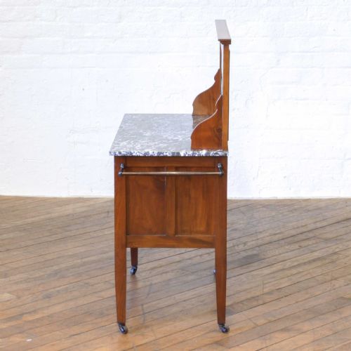 EDWARDIAN WALNUT WASHSTAND - ADDITIONAL PHOTO 9