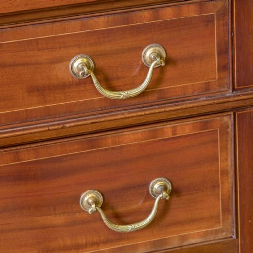 EDWARDIAN MAHOGANY BOOKCASE - ADDITIONAL PHOTO 7