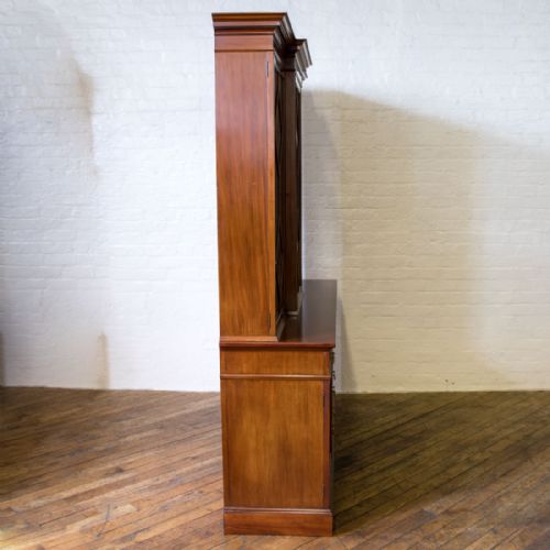 EDWARDIAN MAHOGANY BOOKCASE - ADDITIONAL PHOTO 10