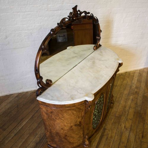 VICTORIAN WALNUT CHIFFONIER - ADDITIONAL PHOTO 7