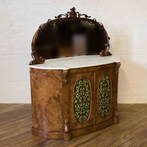 VICTORIAN WALNUT CHIFFONIER - ADDITIONAL PHOTO 9