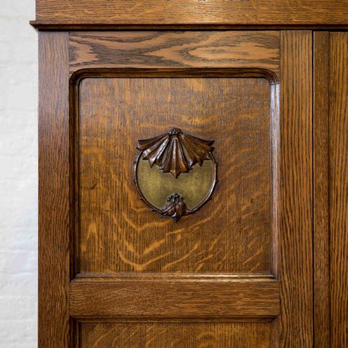 EDWARDIAN OAK WARDROBE - ADDITIONAL PHOTO 7