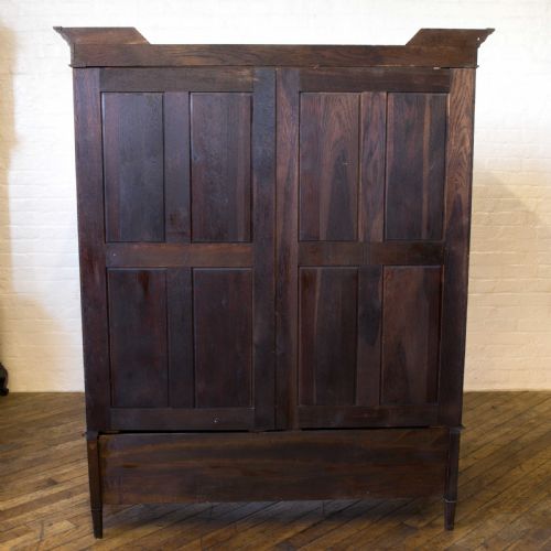 EDWARDIAN OAK WARDROBE - ADDITIONAL PHOTO 12