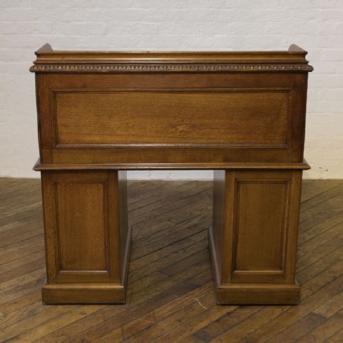 VICTORIAN OAK CYLINDER DESK - ADDITIONAL PHOTO 18