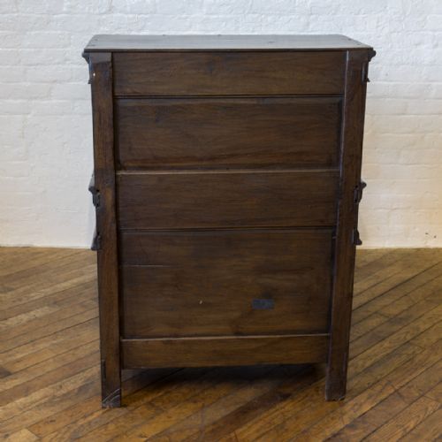 VICTORIAN OAK COURT CUPBOARD - ADDITIONAL PHOTO 12