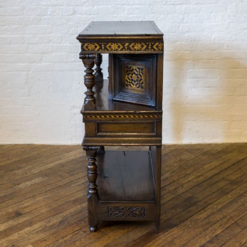 VICTORIAN OAK COURT CUPBOARD - ADDITIONAL PHOTO 13