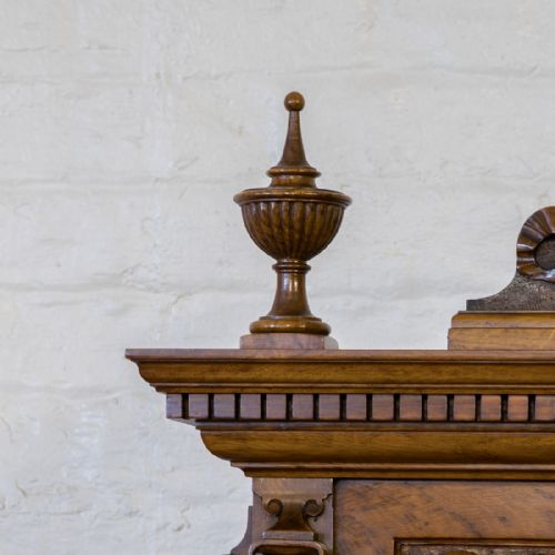 VICTORIAN POLLARD OAK SIDEBOARD - ADDITIONAL PHOTO 9
