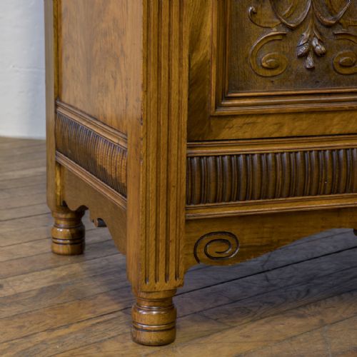 VICTORIAN POLLARD OAK SIDEBOARD - ADDITIONAL PHOTO 16