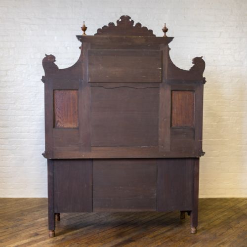 VICTORIAN POLLARD OAK SIDEBOARD - ADDITIONAL PHOTO 23