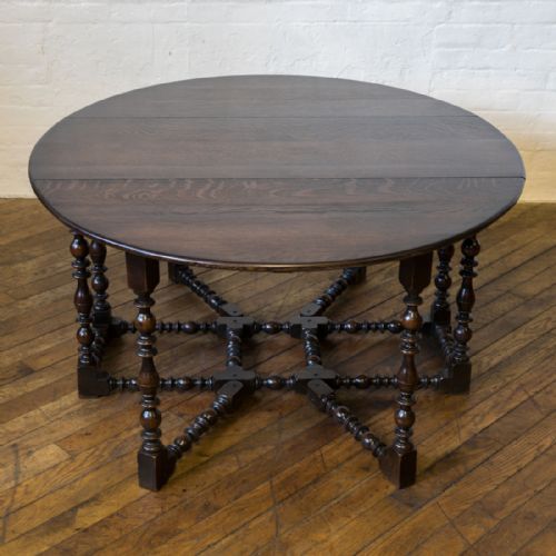 VICTORIAN OAK GATELEG TABLE - ADDITIONAL PHOTO 3