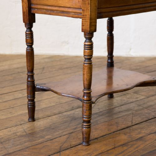 EDWARDIAN WALNUT PIANO STOOL - ADDITIONAL PHOTO 13