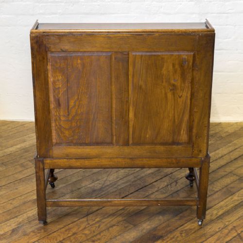 EDWARDIAN OAK BUREAU - ADDITIONAL PHOTO 11