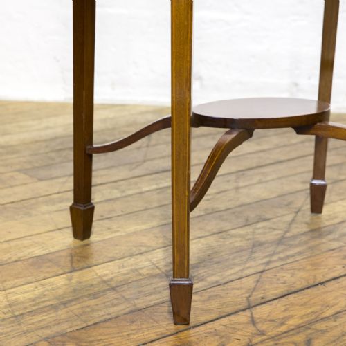 EDWARDIAN SHERATON REVIVAL MAHOGANY OCCASIONAL TABLE - ADDITIONAL PHOTO 10