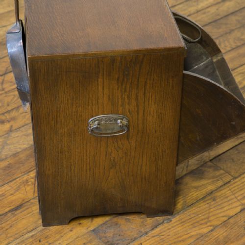EDWARDIAN OAK COAL PURDONIUM - ADDITIONAL PHOTO 5