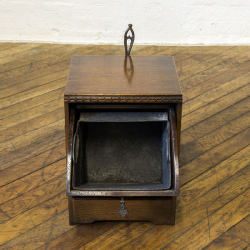 EDWARDIAN OAK COAL PURDONIUM - ADDITIONAL PHOTO 8