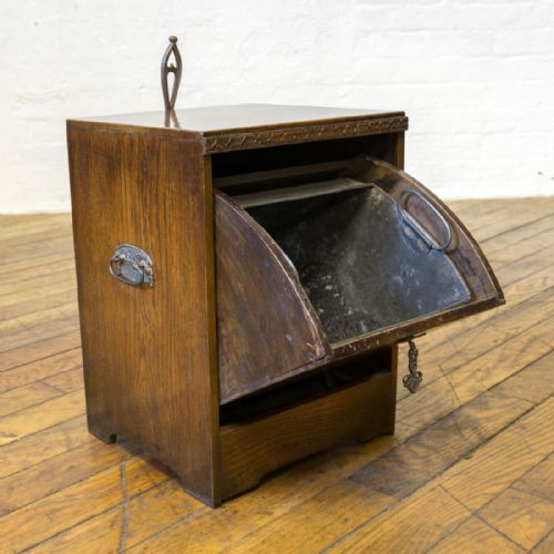 EDWARDIAN OAK COAL PURDONIUM - ADDITIONAL PHOTO 15