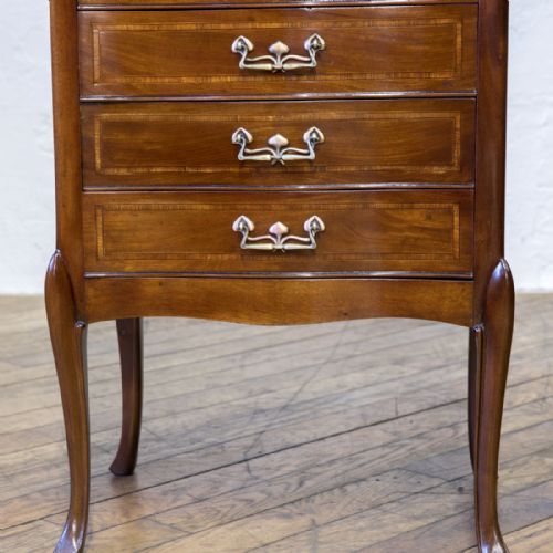 ART NOUVEAU MAHOGANY MUSIC CABINET - ADDITIONAL PHOTO 1